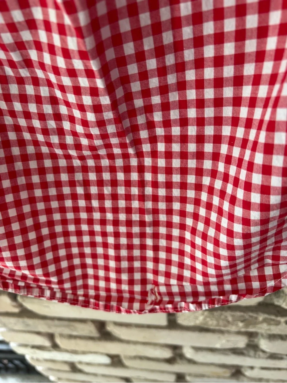 Ralph Lauren Red & White Gingham Button-Front boys Shirt